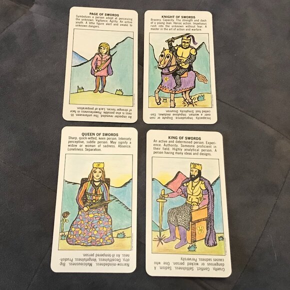Starter Tarot Deck Vintage 1988 US Games Beginner Tarot - Picture 6 of 11